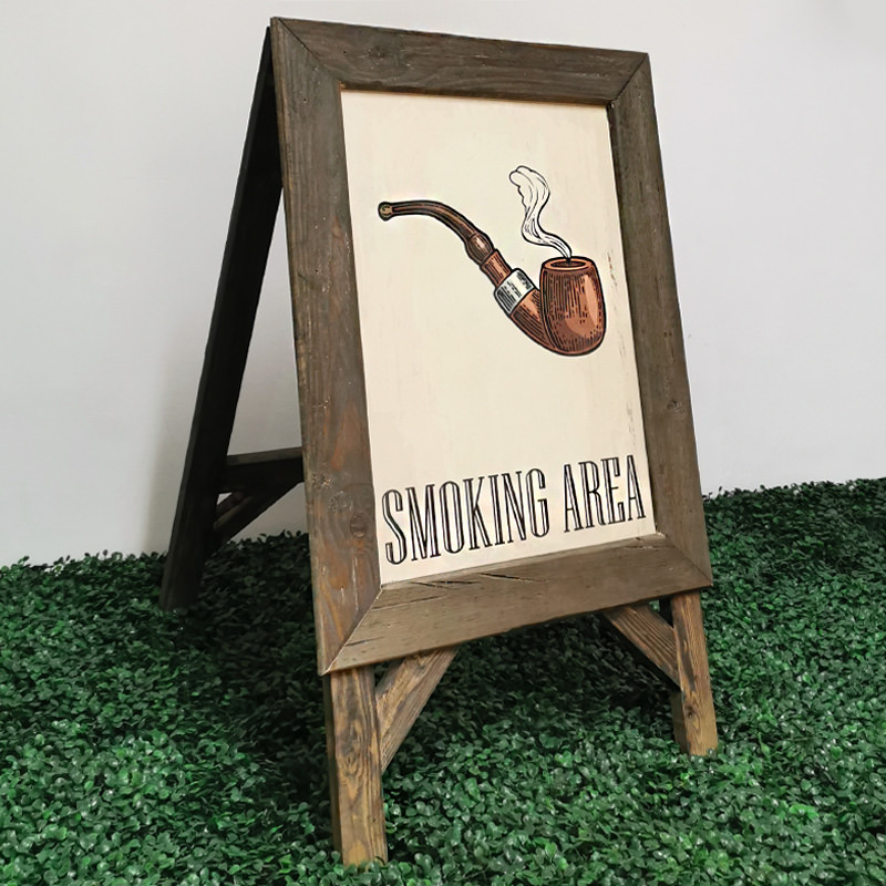FOR SALE Smoking Area Vintage Style A Frame 1